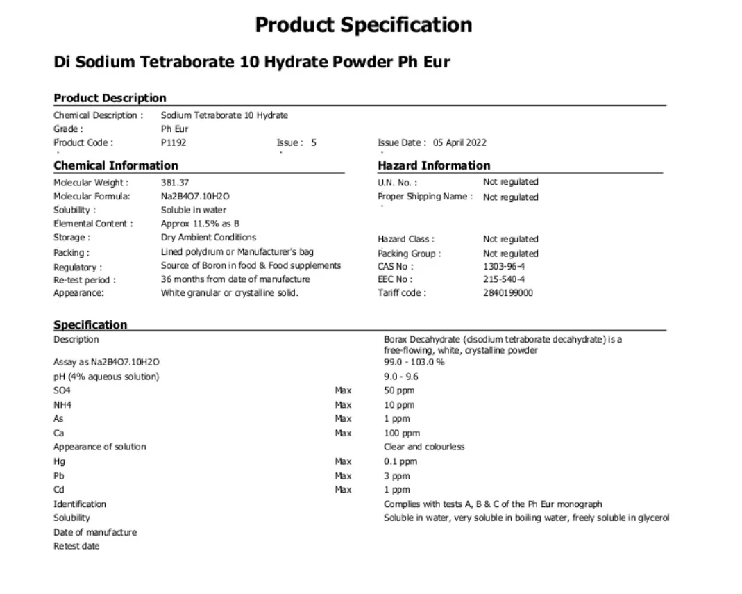 Boron 10mg Tablets - Image 3