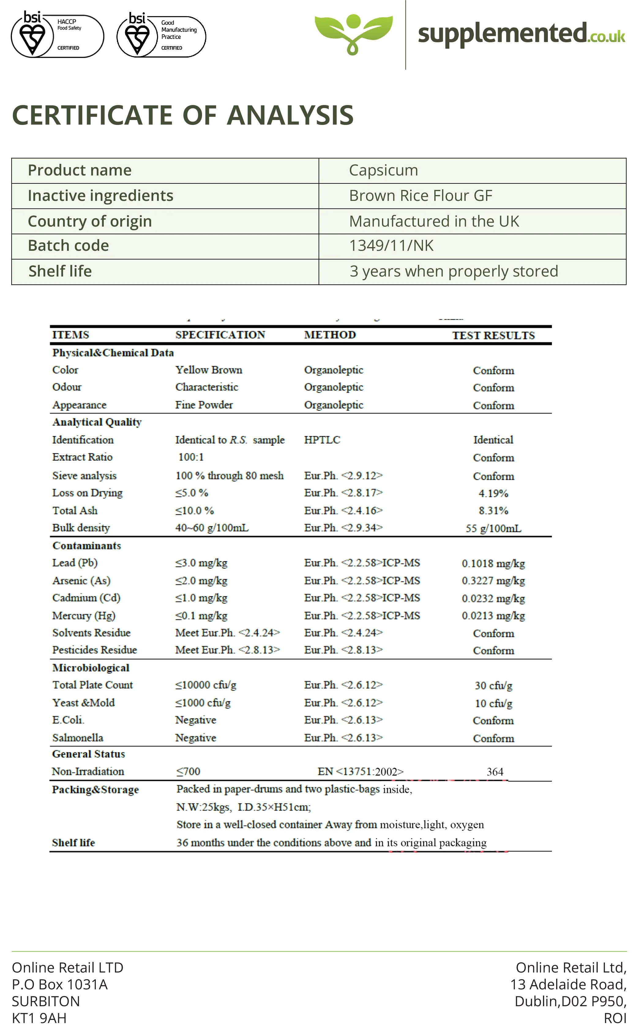 Capsicum Extract 1000mg Capsules - Image 4