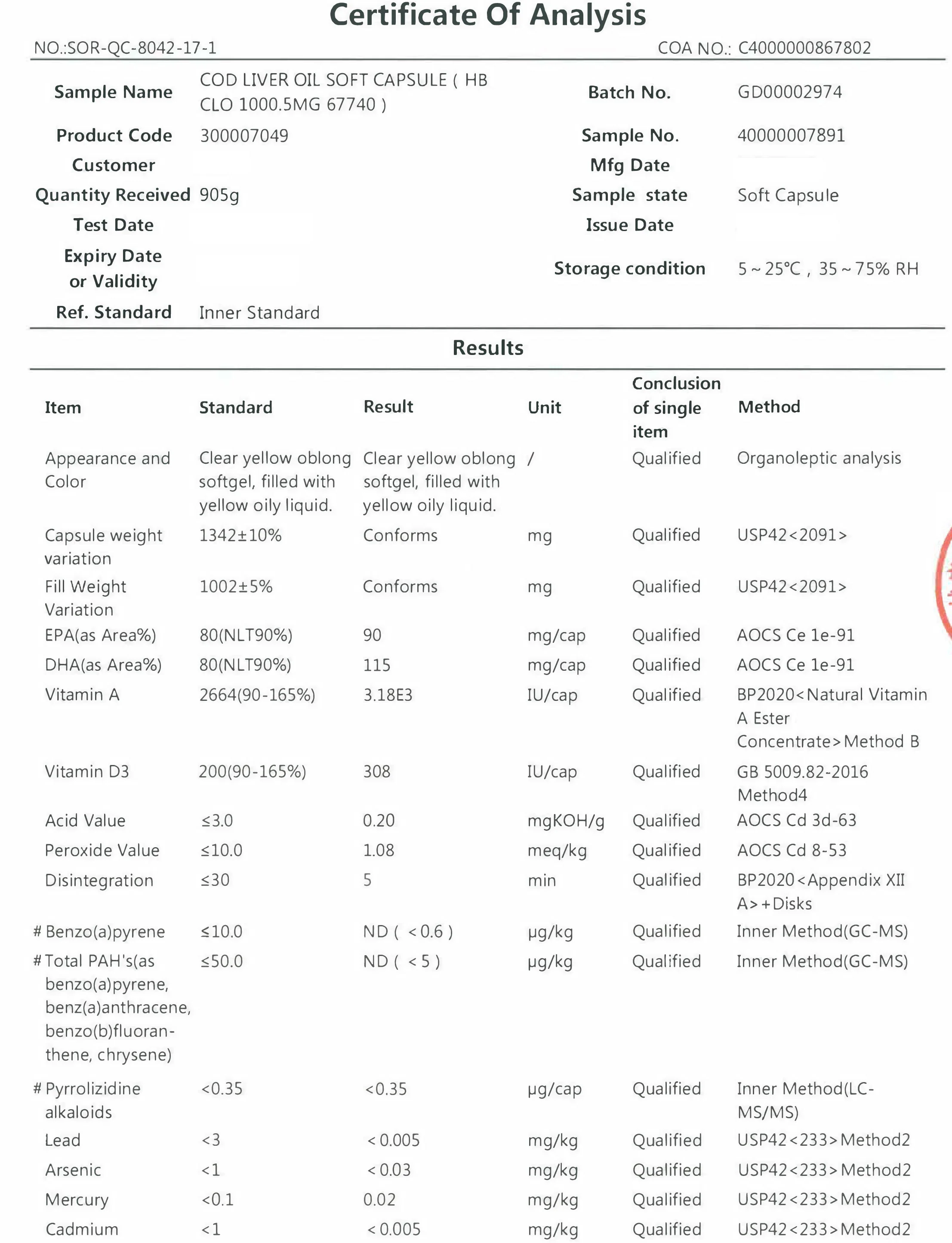 Cod Liver Oil 1000mg Softgel Capsules - Image 4