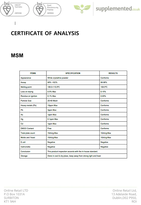 Glucosamine, Chondroitin And MSM 400/100/50mg Capsules - Image 5