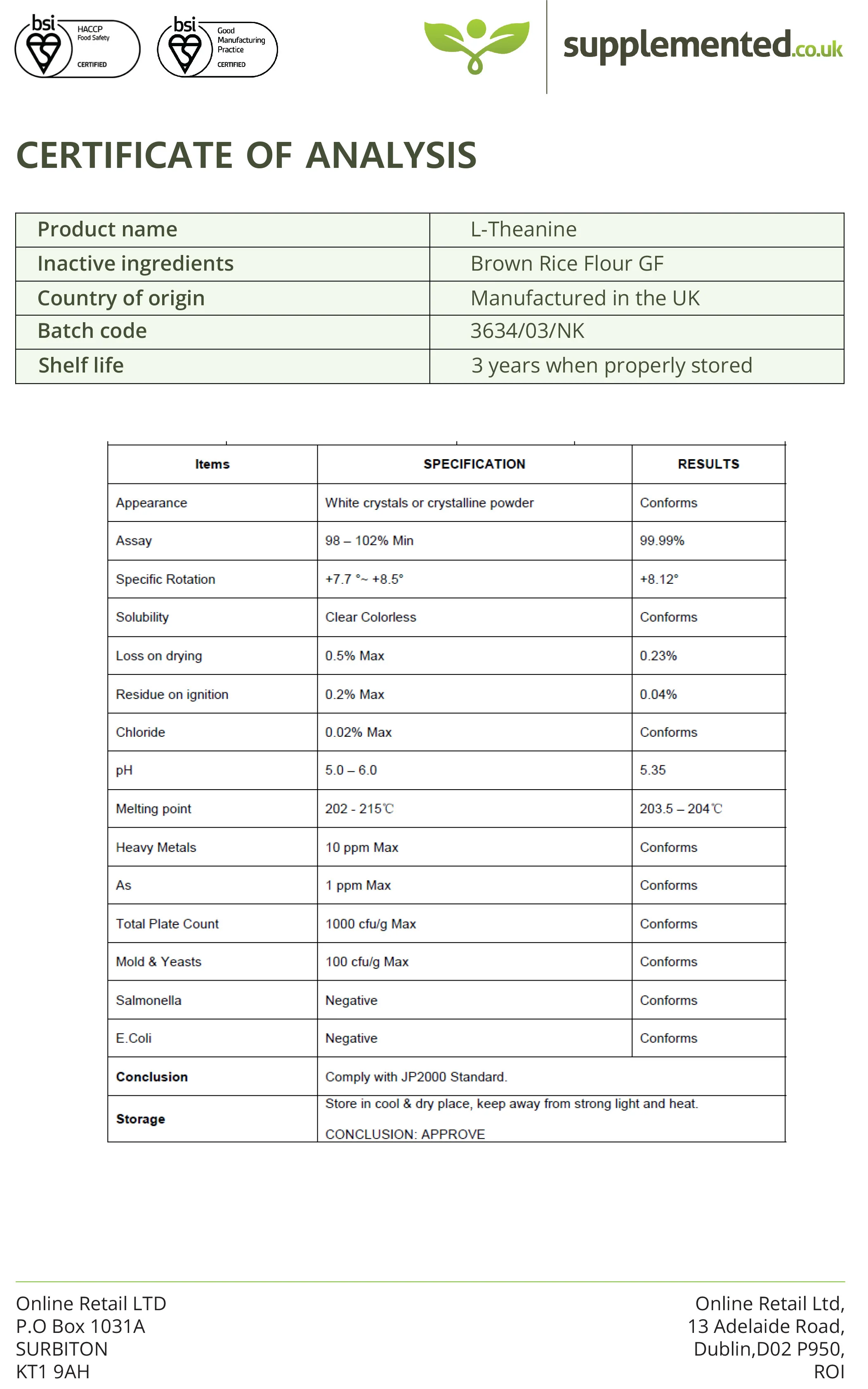 L-Theanine 400mg Capsules - Image 5