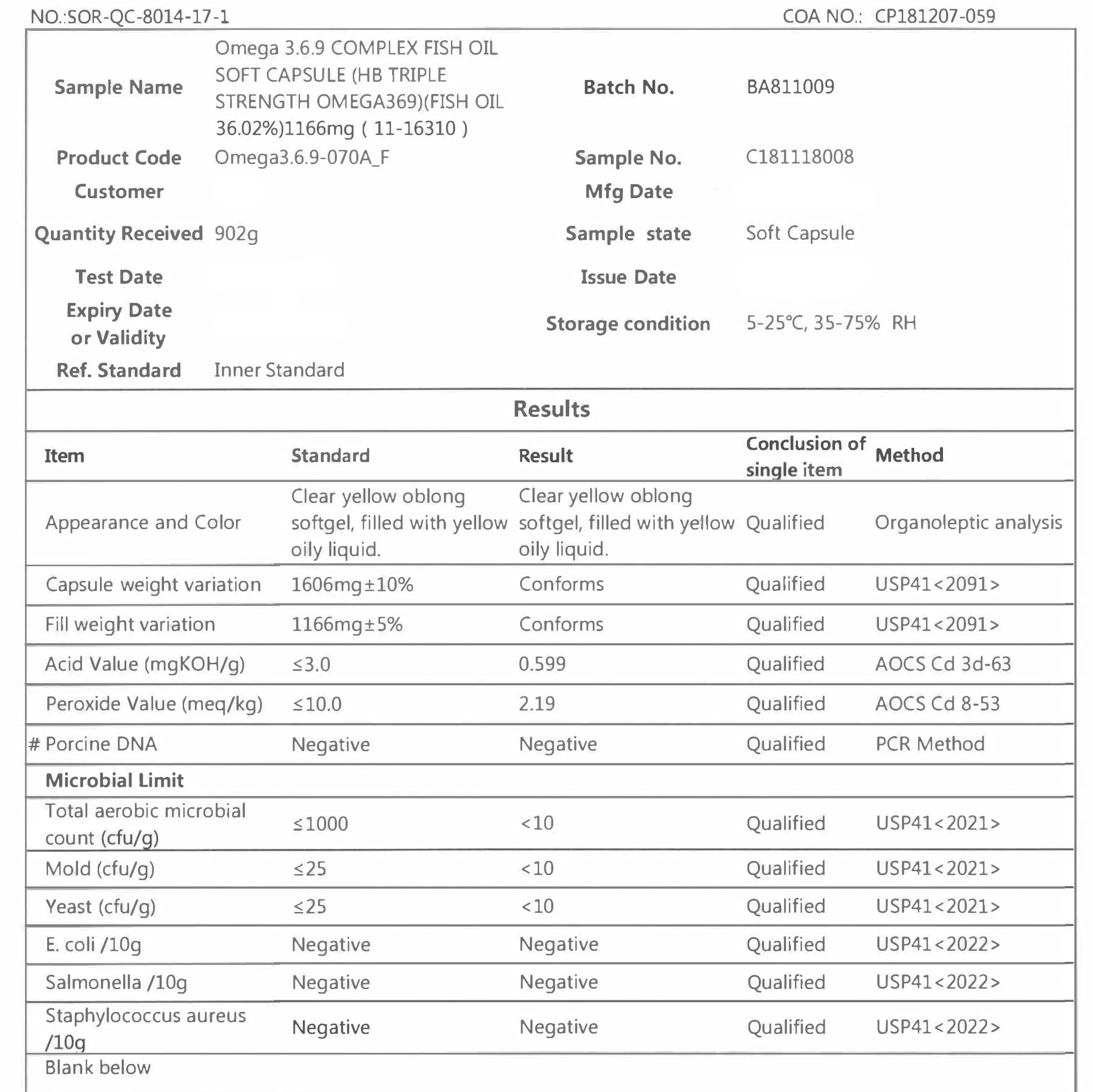 Omega 369 1000mg Softgel Capsules - Image 3
